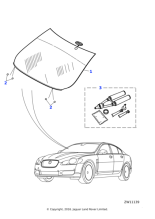 C2Z17815 - Jaguar Windscreen glass