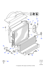 PFZ100020 - Land Rover Oil cooler transmission