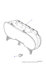 C2P13203 - Jaguar Major instrument pack