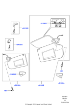 EDQ501880VAE - Land Rover Sunvisor