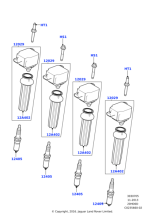 LR123892 - Land Rover Spark Plug