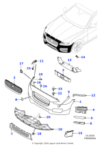 T2H3937LML - Jaguar Bumper - Front