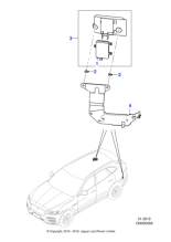 T4A37863 - Jaguar Sensor mounting bracket