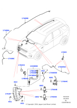 LR059995 - Land Rover Hose - Washer