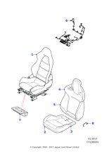 T2R18621QSM - Jaguar Squab cover