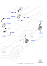 LR032637 - Land Rover Speaker