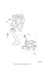 XR85094 - Jaguar Oil suction pipe gasket