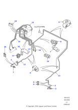 SGB000941 - Land Rover Pipe assembly brake