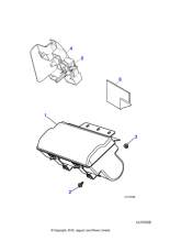 XR828824 - Jaguar Airbag module