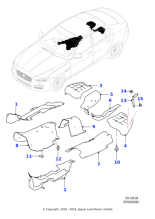 T2H41111 - Jaguar Heatshield