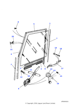 MUC4071 - Land Rover Channel-vertical drain