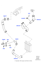 LR057205 - Land Rover Hose - Compressed Air