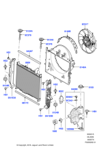 LR016145 - Land Rover Support - Radiator