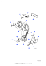 NBB2549AA - Jaguar Camshaft sprocket