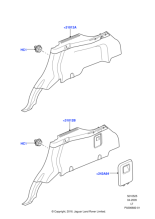 LR017999 - Land Rover Trim - Quarter