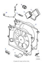 XR813429 - Jaguar Double clip