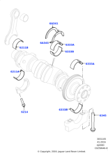 LR111074 - Land Rover Bearing - Crankshaft Main