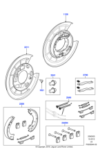 LR048812 - Land Rover Plate - Brake Back