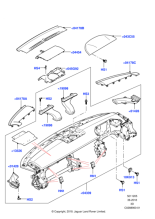 LR129164 - Land Rover Panel - Instrument - Upper