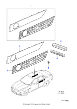 C2D14776 - Jaguar Door veneer panel