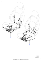 T4N31626 - Jaguar Driver's seat harness