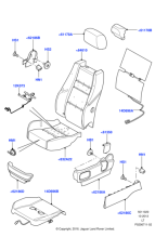 LR016491 - Land Rover Valance - Seat Cushion