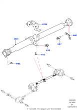 LR100831 - Land Rover Shaft - Drive