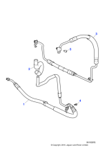 C2C28103 - Jaguar Power steering hose