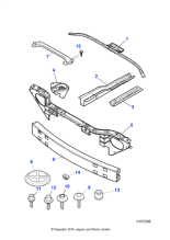 XR822847 - Jaguar Mounting bracket