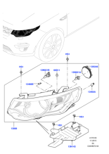 LR137225 - Land Rover Headlamp