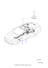 C2D17018 - Jaguar Roof harness