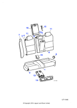 XR838169LHJ - Jaguar Seat squab