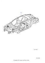 C2D18939 - Jaguar Bodyshell