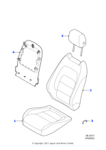 T2H26873QWR - Jaguar Headrest