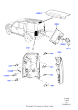 LR052398 - Land Rover Lamp - Rear