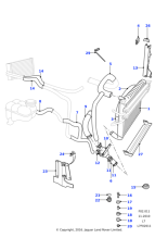 PCH118830 - Land Rover Hose - Heater Water