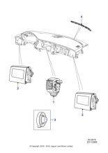 C2Z27917 - Jaguar Facia vent