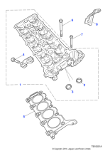 AJ89986 - Jaguar Cylinder head bolt