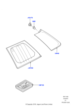 CPB500781 - Land Rover Glass - Quarter Window