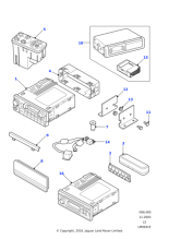 XQE000120PAE - Land Rover CD Player Autochanger