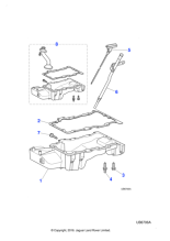 XR85225 - Jaguar Dipstick tube