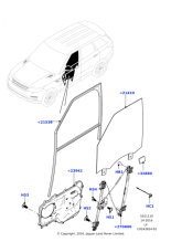 LR043854 - Land Rover Run - Door Glass