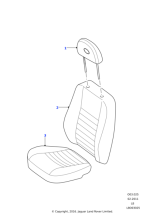 LR024172 - Land Rover Headrest