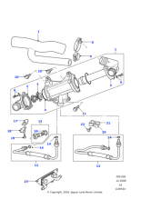 PBC101260 - Land Rover Oil cooler assembly-engine