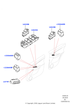 LR114827 - Land Rover Switch - Seat Memory Control