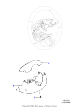 T2H3102 - Jaguar Steering column cowl