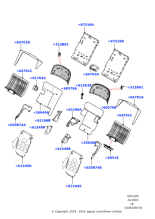 LR113091 - Land Rover RUBBING STRIP - SEAT