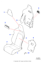 T2R23187YME - Jaguar Squab cover