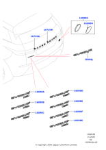LR135403 - Land Rover Name Plate