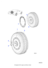 SPC1209 - Jaguar Road wheel and tyre